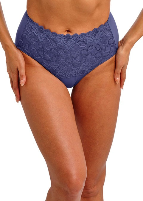 Wacoal Eglantine Dark Azure – Miederhose aus Stretch-Spitze